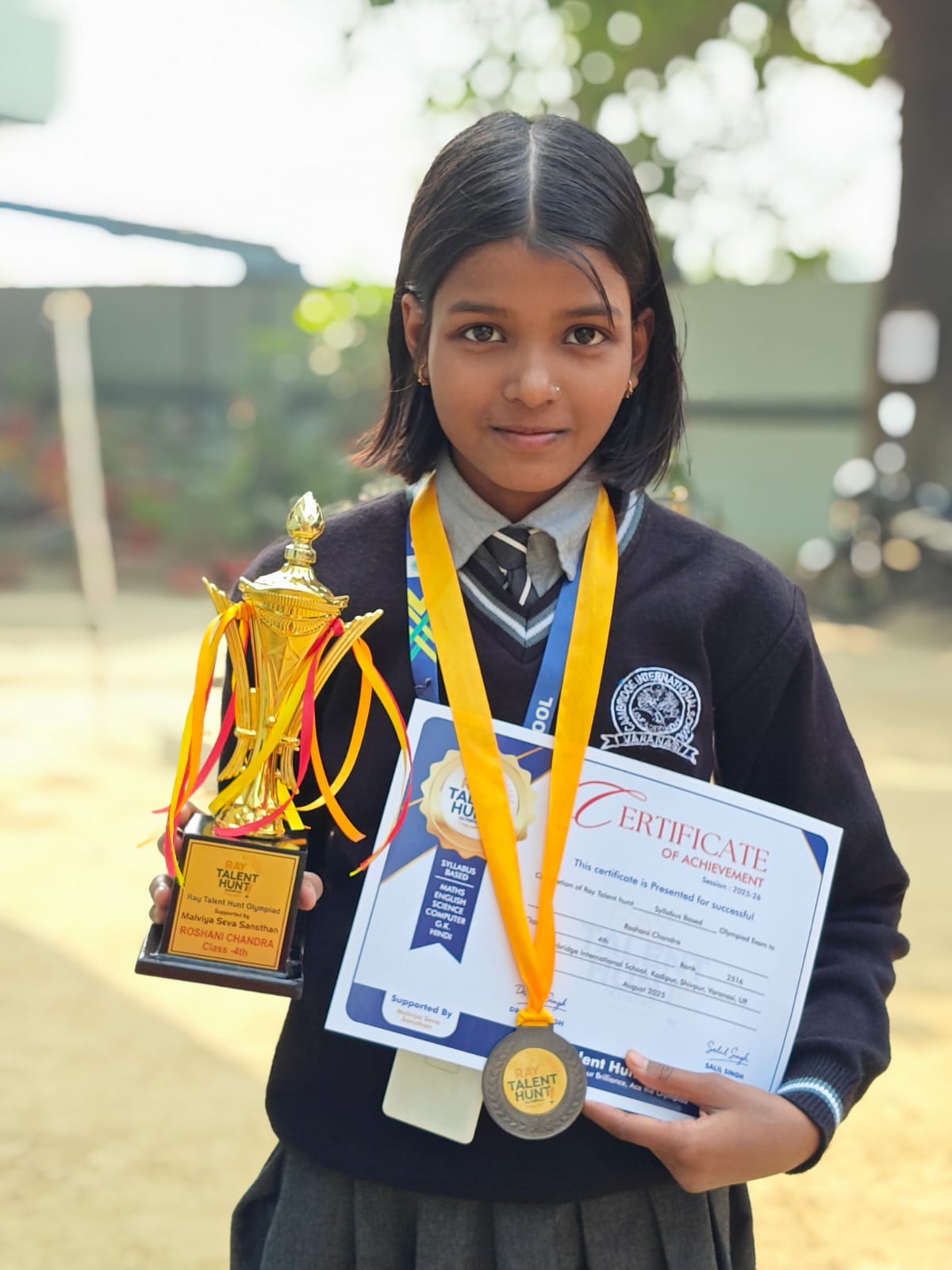 Ray Talent Hunt Olympiad winner