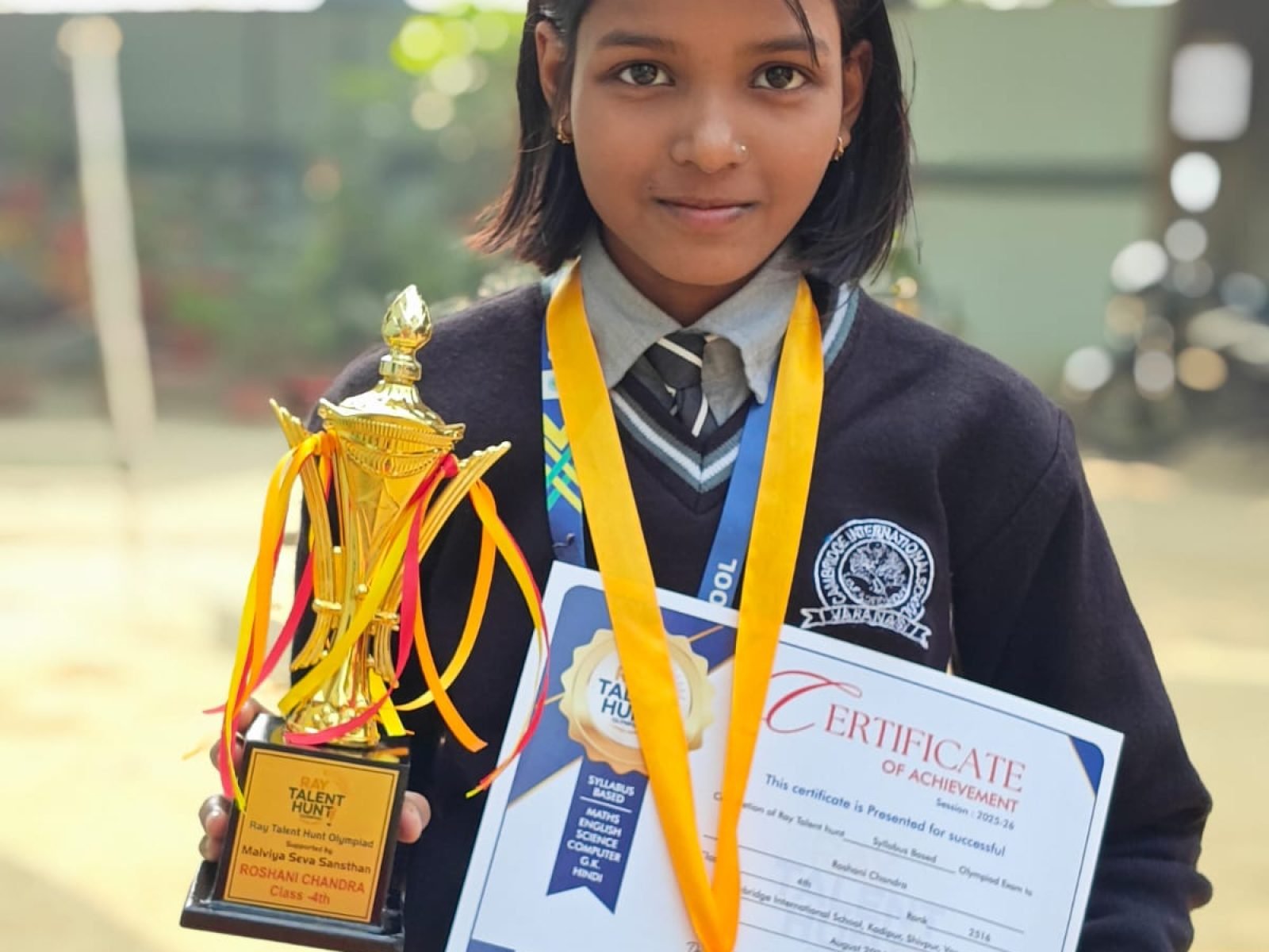 Ray Talent Hunt Olympiad winner
